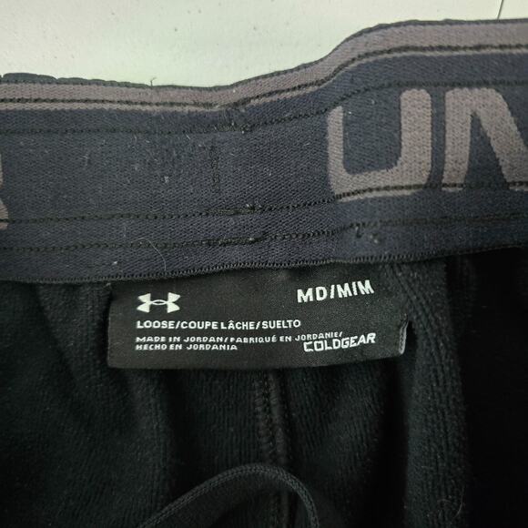 Under Armour Men's Fleece Jogger Pants, Tapered Leg Sweatpants M Black 1320760 - Picture 9 of 11